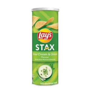 Lay's Stax Sour Cream & Onion Potato Crisps (Thailand) 100 gm