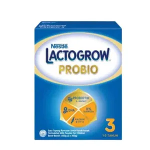 Nestlé LACTOGROW 3 Probiotik Formula Milk Powder (600g)