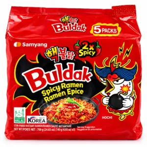 Samyang Buldak 2X Spicy Hot Chicken Flavor Ramen - 700g Family Pack (5 Pkts)