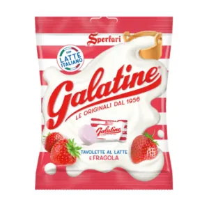 Galatine Strawberry Milk Candy 115gm Italy