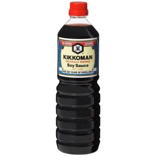 Kikkoman Naturally Brewed Soy Sauce (1 Litre)