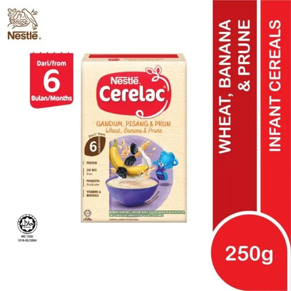 Cerelac Wheat, Banana & Prune (250g)