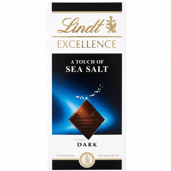 Lindt Excellence A Touch of Sea Salt 100gm (Swiss Made)