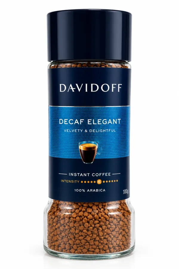Davidoff Decaf Elegant Instant Coffee (100g, Switzerland)