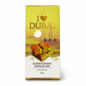 Dubai Kunafa Pistachio Chocolate (Original Viral Flavor) 100gm
