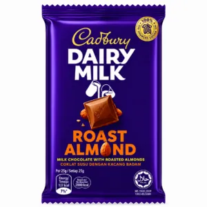Cadbury Dairy Milk Roast Almond Chocolate Bar (130G)