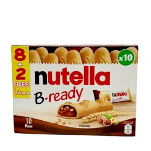 Ferrero Nutella B-ready Crispy Wafer Bars (10 Pieces Value Pack)