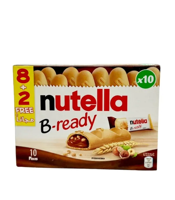 Ferrero Nutella B-ready Crispy Wafer Bars (10 Pieces Value Pack)