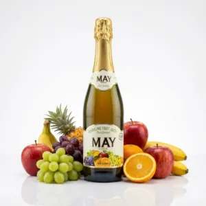 May Gold Sparkling Non-Alcoholic Fruit Juice – Fruit Cocktail Flavour (750ml)