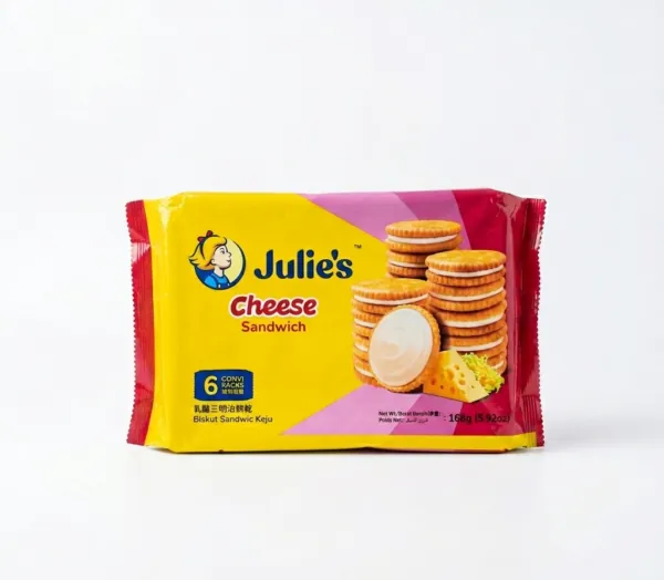 Julie's Cheese Sandwich Biscuits - 168g
