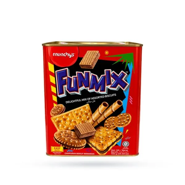 Munchy's FUNMIX Assorted Biscuits Tin - 700g