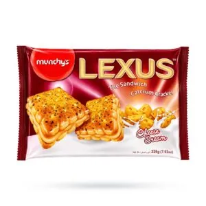 Munchy's LEXUS Cheese Cream Sandwich Cracker - 225g