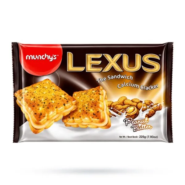 Munchy's LEXUS Peanut Butter Sandwich Calcium Cracker - 225g