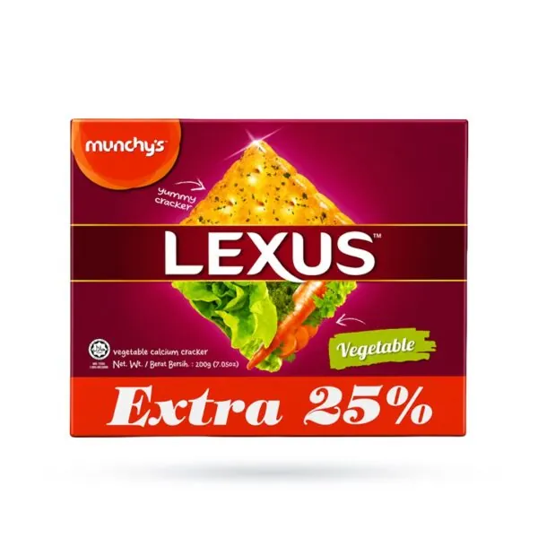 Munchy's LEXUS Vegetable Calcium Cracker - 200g