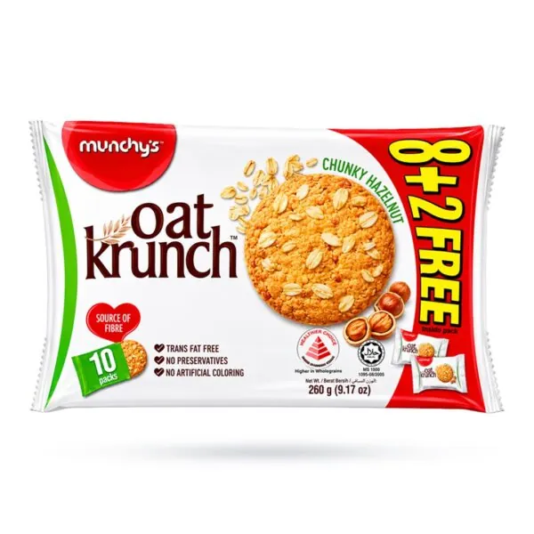 Munchy's Oat Krunch Chunky Hazenut - 100g