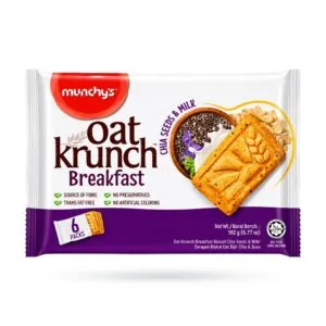 Munchy's Oat Krunch Breakfast Biscuit Chia Seeds & Milk - 192g
