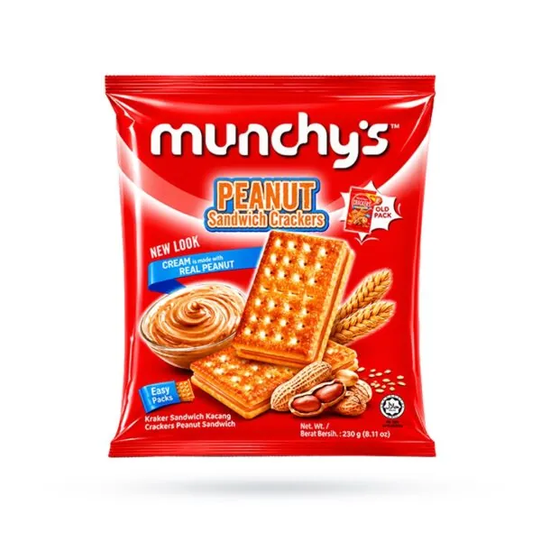 Munchy's Peanut Sandwich Crackers - 230g