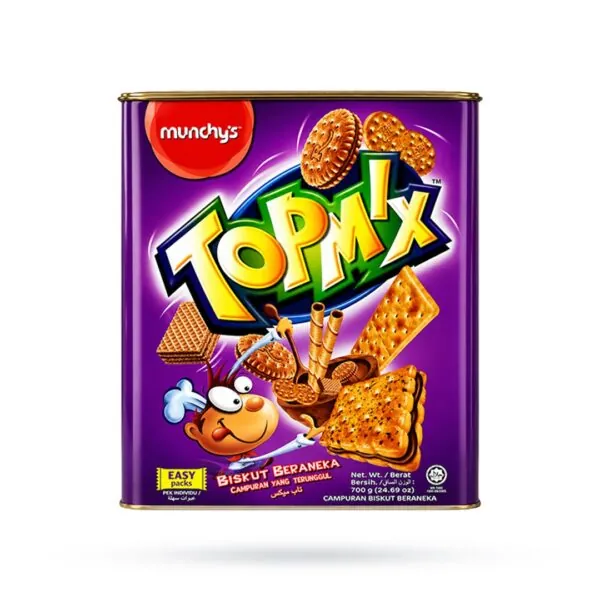 Munchy's TOPMIX Assorted Biscuits Tin - 700g