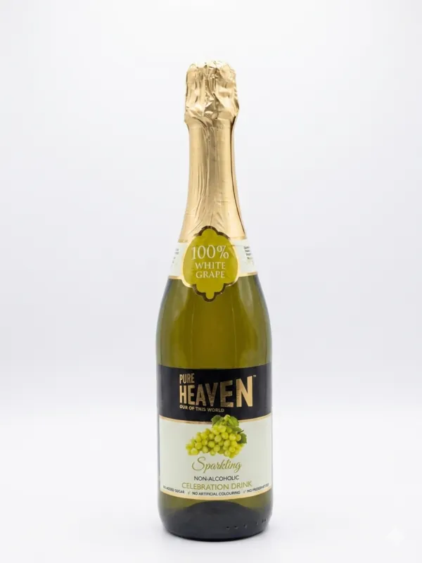 Pure Heaven Sparkling White Grape Drink - 100% Non-Alcoholic