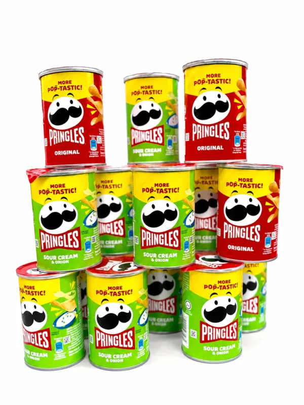Pringles Potato Chips 42g - Original & Sour Cream Flavors