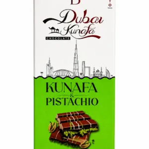 Besto Dubai Kunafa & Pistachio Premium Chocolate Bar 100g