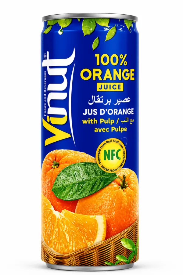 Vinut 100% Orange Juice with Pulp – 230ml