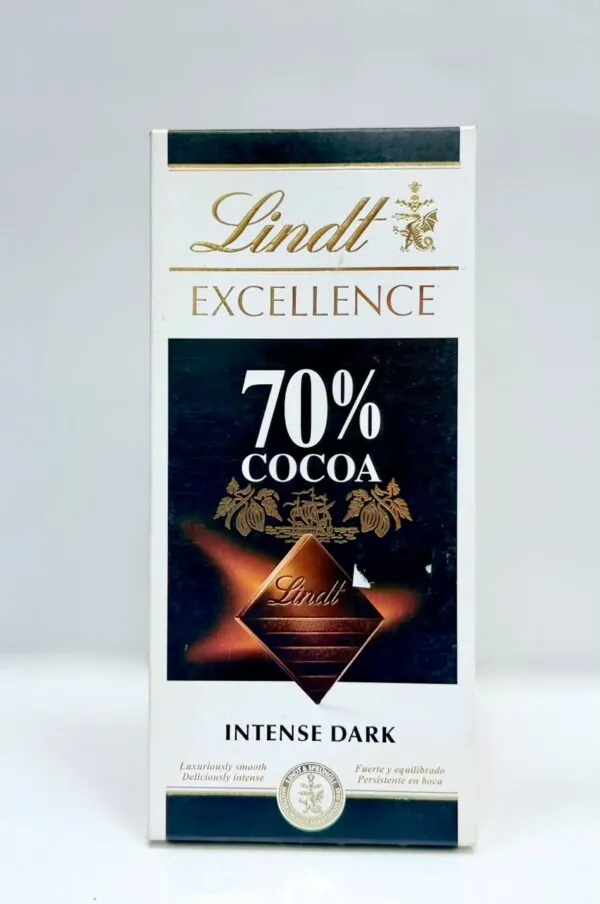 Lindt Excellence Intense Dark Chocolate - 70% Cocoa - 100g