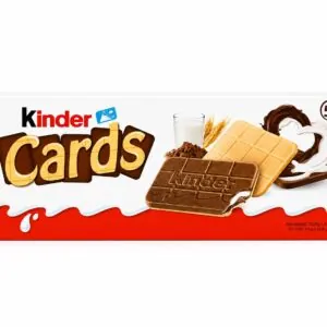 Kinder Cards Milk & Cocoa Wafer Biscuits with Milk Filling