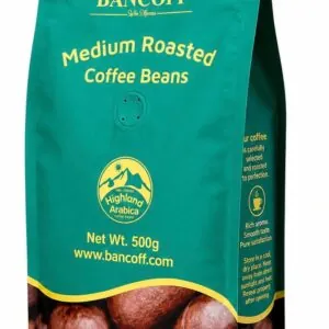 BANCOFF Medium Roasted Coffee Beans – Highland Arabica (500g)
