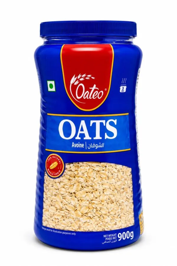 Oateo Oats – Whole Grain Oat Flakes (900g)