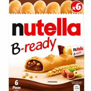 Nutella B-ready Hazelnut Filled Wafer Bars – 6 Pieces