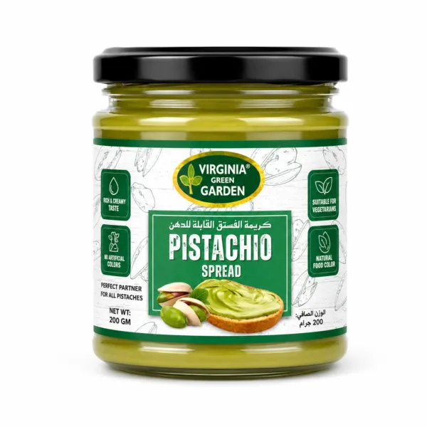 Virginia Green Garden Pistachio Spread (200g) – Pistachio Cream