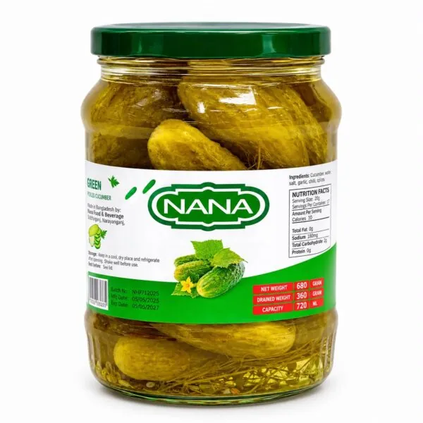 NANA Green Pickled Cucumber – 680g