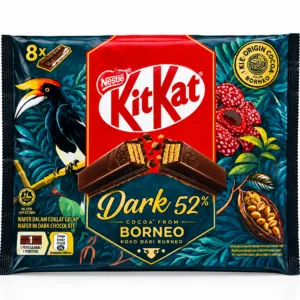 Nestlé KitKat Dark Chocolate 52% Cocoa from Borneo – 8 Finger – 100g