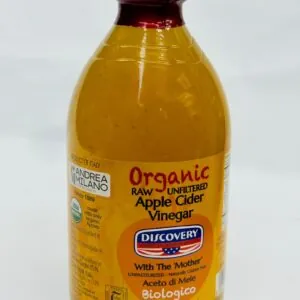 Andrea Milano Organic Raw Unfiltered Apple Cider Vinegar with 'Mother' - 500ml