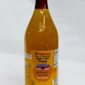 Andrea Milano Organic Raw Unfiltered Apple Cider Vinegar with 'Mother' - 1 Liter
