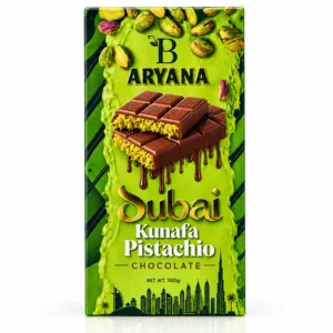 Aryana Dubai Kunafa Pistachio Chocolate  100g
