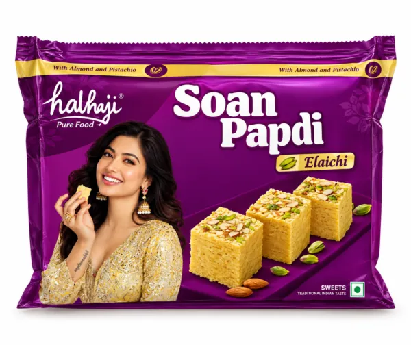 Haldiram's Soan Papdi Elaichi with Almond & Pista – 200g